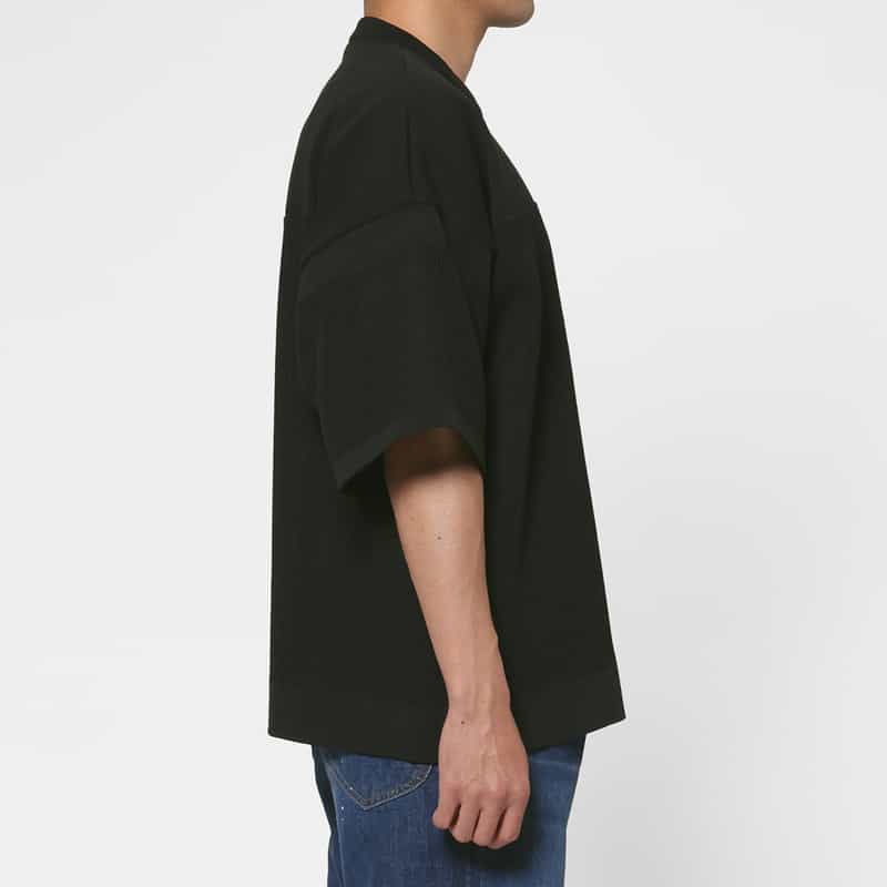 CFCL CFCL＜シーエフシーエル＞ ワッフル素材Tシャツ BLACK
