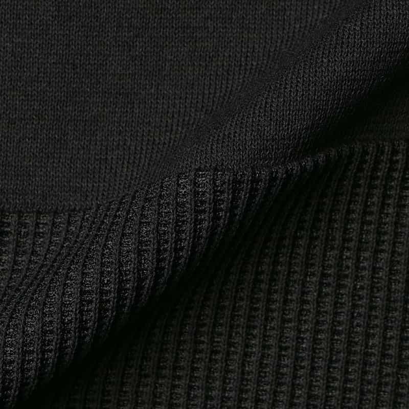 CFCL CFCL＜シーエフシーエル＞ ワッフル素材Tシャツ BLACK