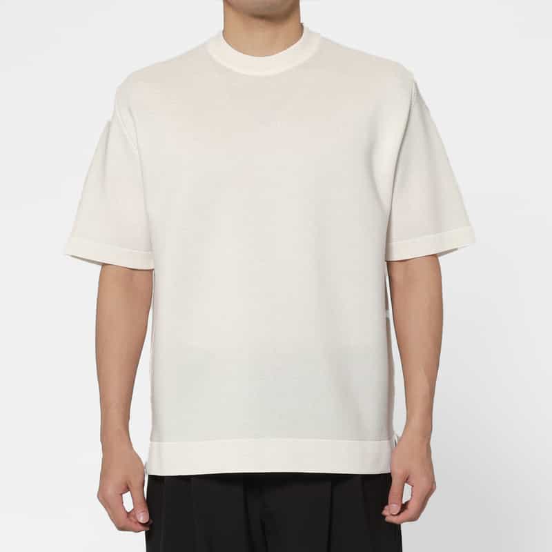 CFCL CFCL＜シーエフシーエル＞ ニットTシャツ WHITE