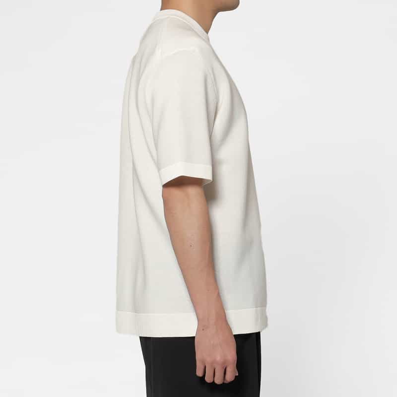CFCL CFCL＜シーエフシーエル＞ ニットTシャツ WHITE