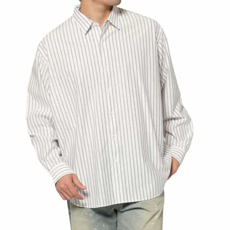 KANEMASA PHIL.＜カネマサフィル＞ バーニーズ　ニューヨーク限定ストライプ柄シャツ