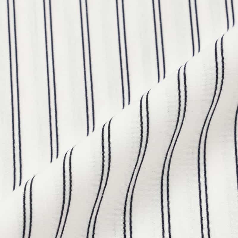 KANEMASA PHIL. KANEMASA PHIL.＜カネマサフィル＞ バーニーズ　ニューヨーク限定ストライプ柄シャツ WHITE