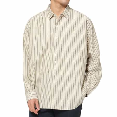 KANEMASA PHIL.＜カネマサフィル＞ バーニーズ　ニューヨーク限定ストライプ柄シャツ