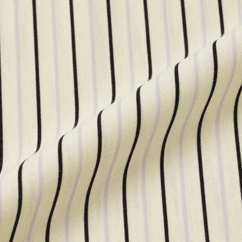 KANEMASA PHIL. KANEMASA PHIL.＜カネマサフィル＞ バーニーズ　ニューヨーク限定ストライプ柄シャツ BEIGE