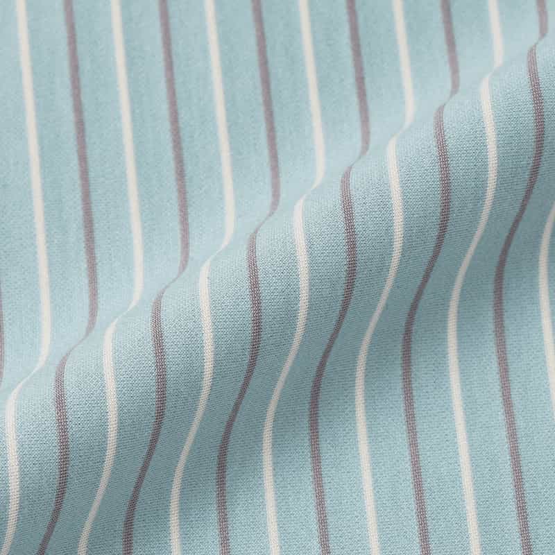 KANEMASA PHIL. KANEMASA PHIL.＜カネマサフィル＞ バーニーズ　ニューヨーク限定ストライプ柄シャツ LIGHT BLUE