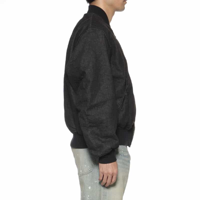 BARNEYS NEW YORK BARNEYS NEW YORK designed by TOMOHIRO KONNO MA-1型デニムブルゾン BLUE