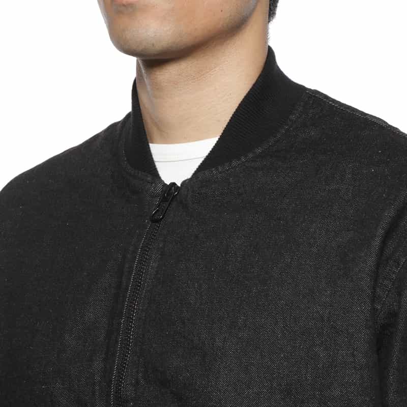 BARNEYS NEW YORK BARNEYS NEW YORK designed by TOMOHIRO KONNO MA-1型デニムブルゾン BLUE