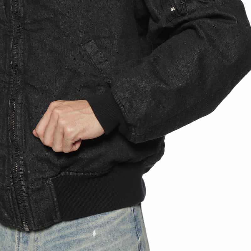 BARNEYS NEW YORK BARNEYS NEW YORK designed by TOMOHIRO KONNO MA-1型デニムブルゾン BLUE