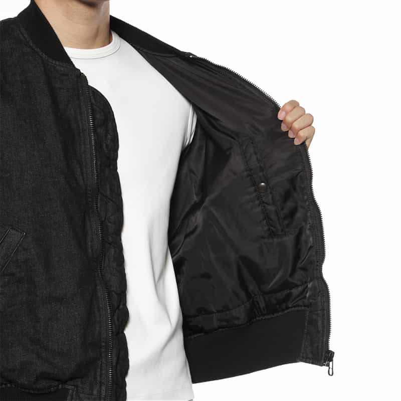 BARNEYS NEW YORK BARNEYS NEW YORK designed by TOMOHIRO KONNO MA-1型デニムブルゾン BLUE