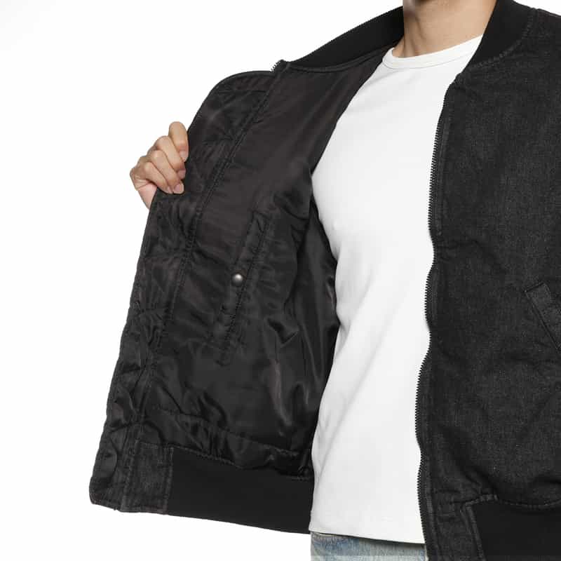 BARNEYS NEW YORK BARNEYS NEW YORK designed by TOMOHIRO KONNO MA-1型デニムブルゾン BLUE