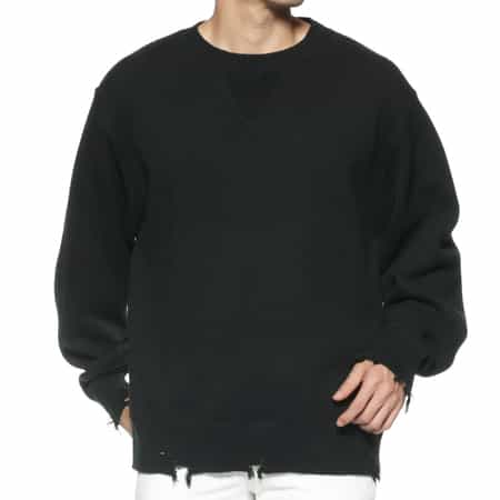 BARNEYS NEW YORK designed by TOMOHIRO KONNO クルーネックニットプルオーバー