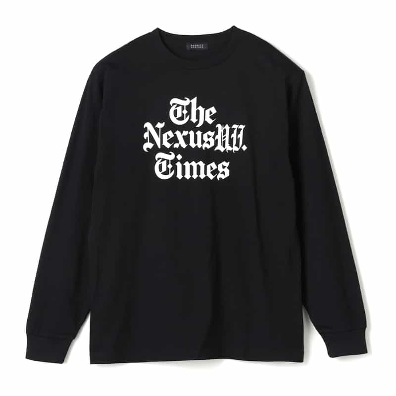 BARNEYS NEW YORK BARNEYS NEW YORK designed by TOMOHIRO KONNO ロングスリーブカットソー BLACK