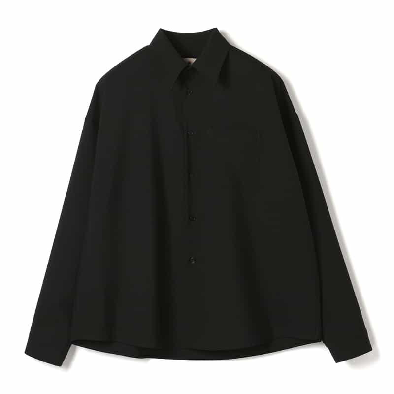 MARNI MARNI＜マルニ＞ バーニーズ　ニューヨーク限定 ウールシャツ BLACK