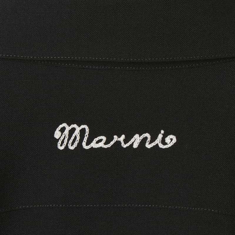 MARNI MARNI＜マルニ＞ バーニーズ　ニューヨーク限定 ウールシャツ BLACK