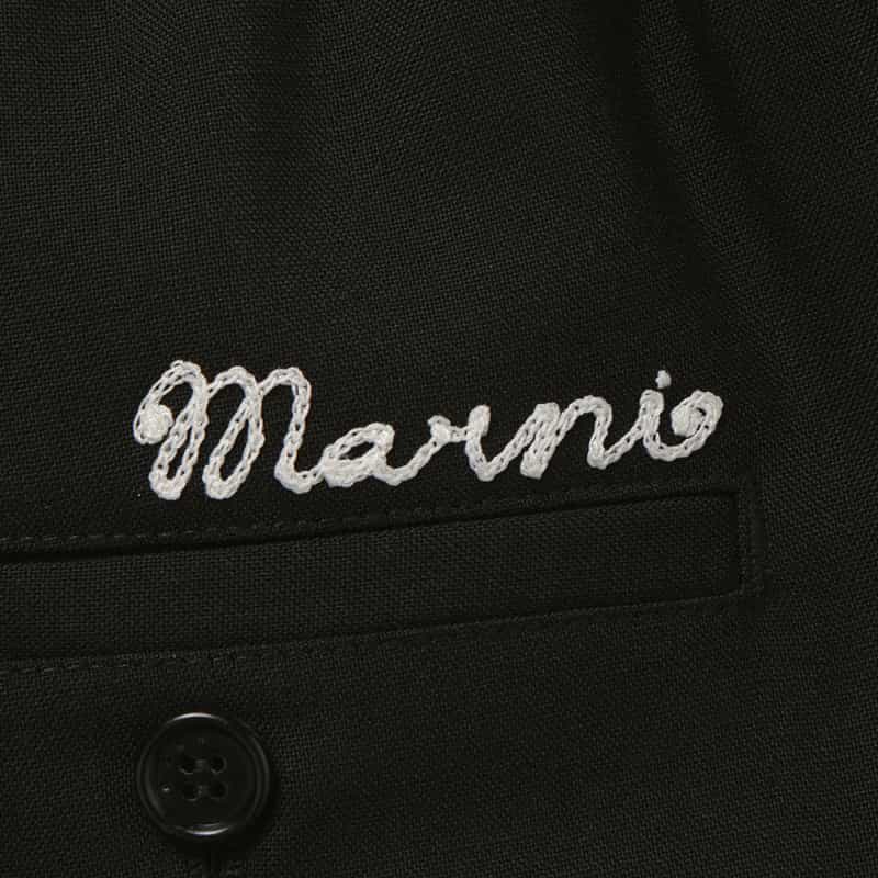 MARNI MARNI＜マルニ＞ バーニーズ　ニューヨーク限定 テーパードパンツ BLACK