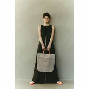 MARYALTERNA ＜メアリオルターナ＞ バーニーズ　ニューヨーク限定 バイカラーメッシュトートバッグ “GAP“