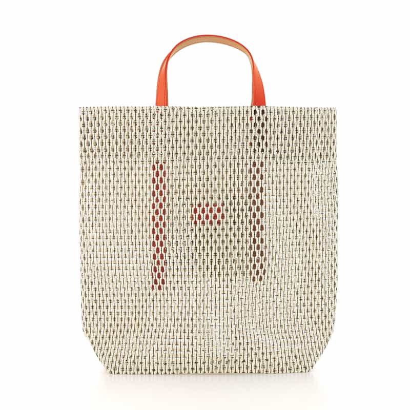 MARY AL TERNA MARYALTERNA ＜メアリオルターナ＞ バーニーズ　ニューヨーク限定 バイカラーメッシュトートバッグ “GAP“ WHITE