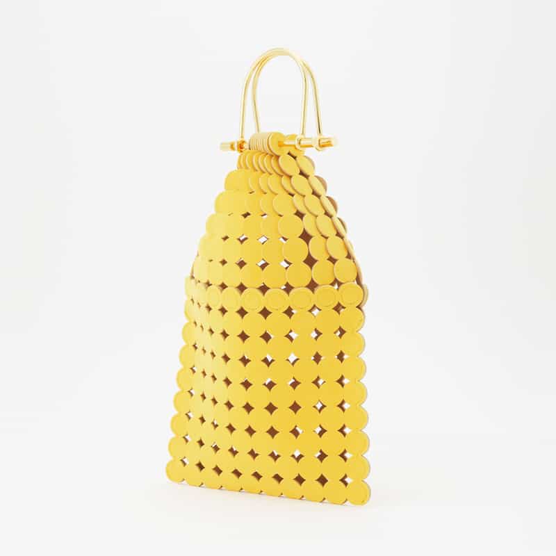 MARY AL TERNA MARYALTERNA＜メアリオルターナ＞ ハンドルバッグ"MOON" YELLOW