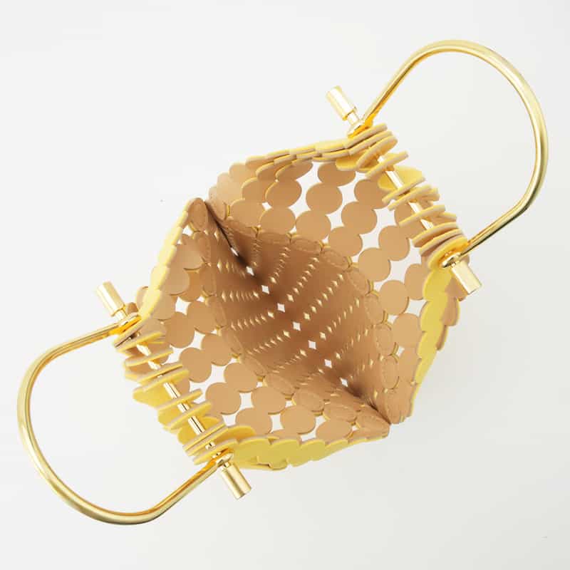 MARY AL TERNA MARYALTERNA＜メアリオルターナ＞ ハンドルバッグ"MOON" YELLOW