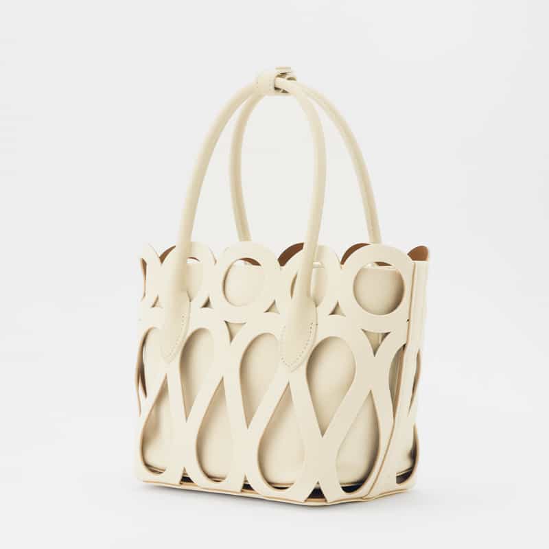 MARY AL TERNA MARYALTERNA＜メアリオルターナ＞ ハンドバッグ “MAZE“ IVORY