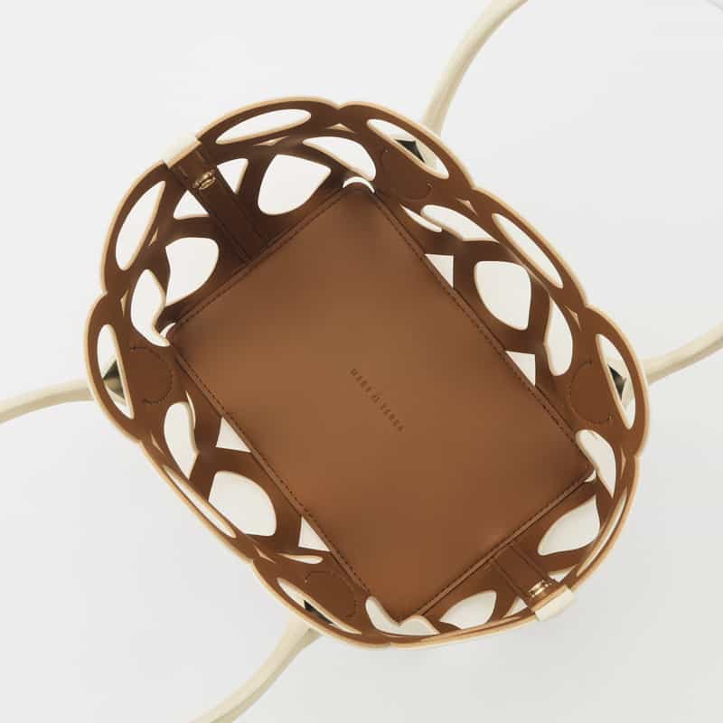 MARY AL TERNA MARYALTERNA＜メアリオルターナ＞ ハンドバッグ “MAZE“ IVORY