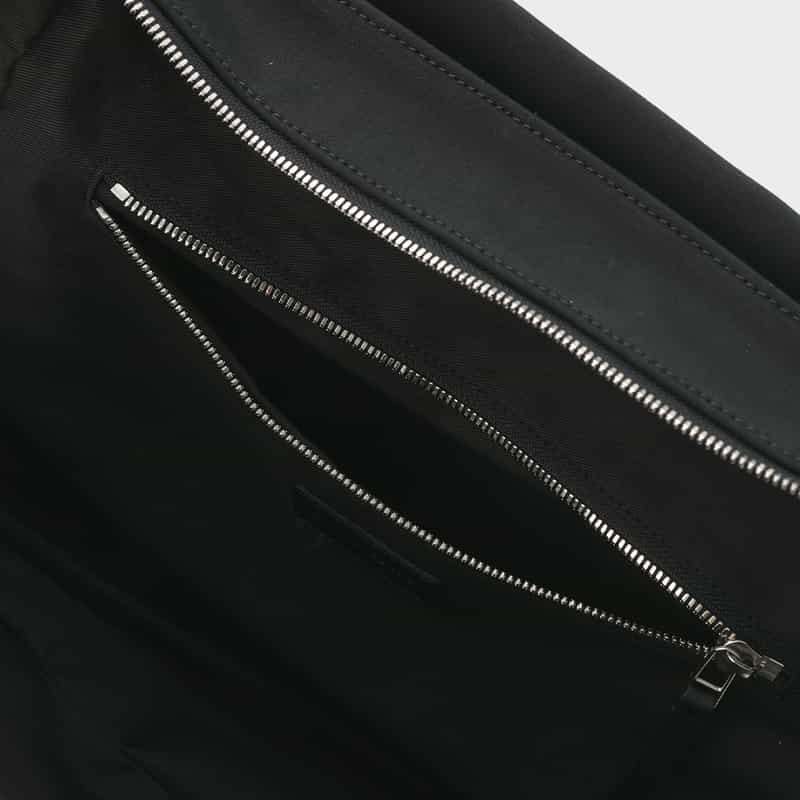 MARY AL TERNA MARYALTERNA ＜メアリオルターナ＞ コットン素材ハンドバッグ “RIKYU“（L） BLACK