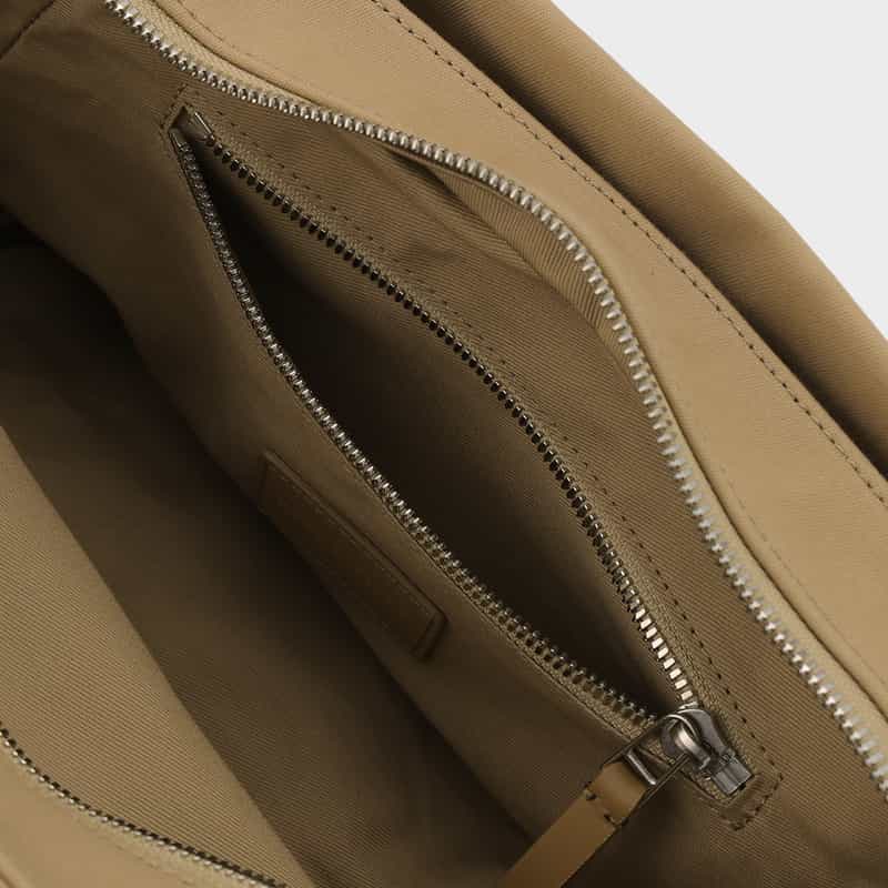 MARY AL TERNA MARYALTERNA ＜メアリオルターナ＞ コットン素材ハンドバッグ “RIKYU“（M） BEIGE