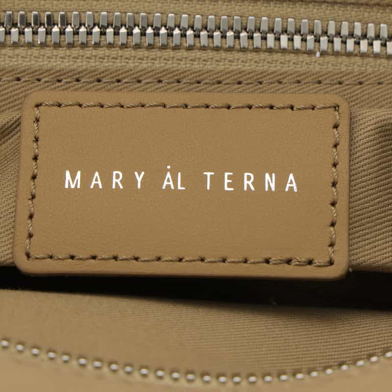 MARY AL TERNA MARYALTERNA ＜メアリオルターナ＞ コットン素材ハンドバッグ “RIKYU“（M） BEIGE