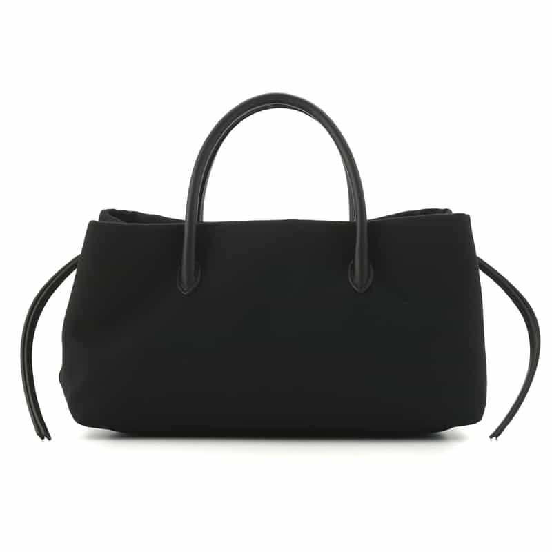 MARY AL TERNA MARYALTERNA ＜メアリオルターナ＞ コットン素材ハンドバッグ “RIKYU“（M） BLACK