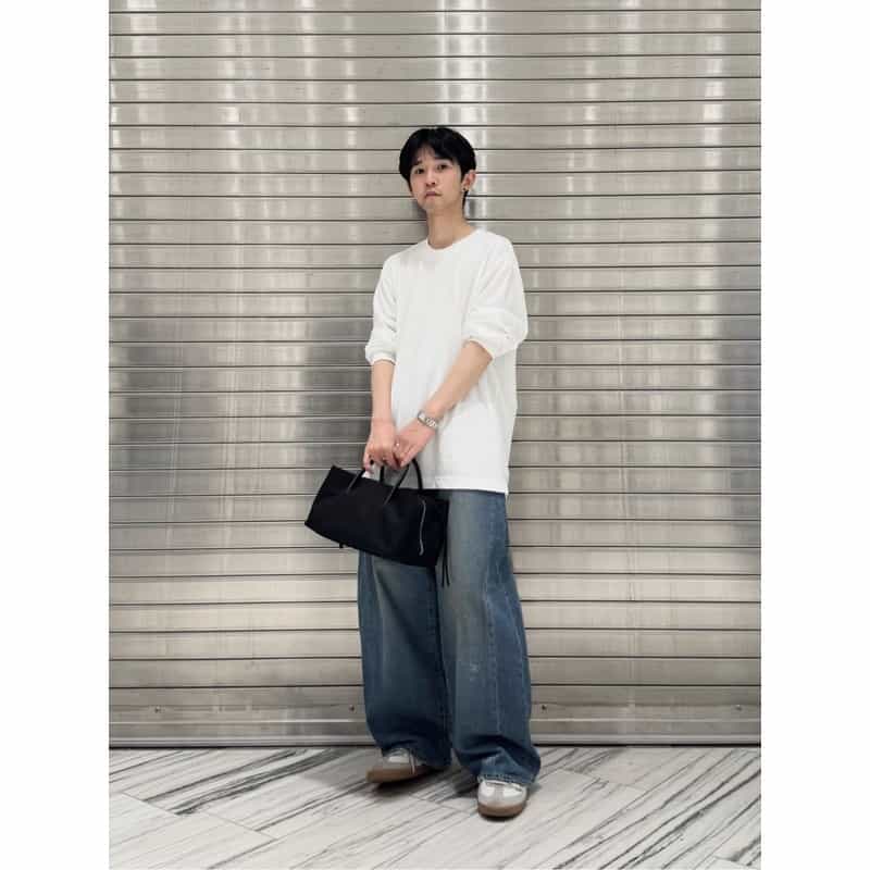MARY AL TERNA MARYALTERNA ＜メアリオルターナ＞ コットン素材ハンドバッグ “RIKYU“（M） BLACK