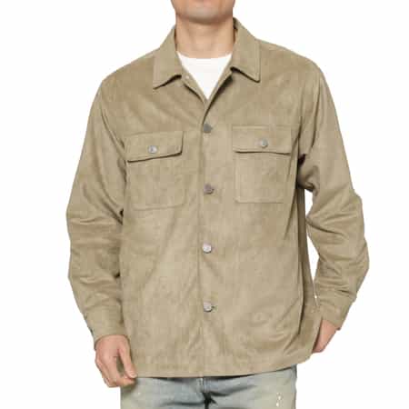 フェイクスエードブルゾン