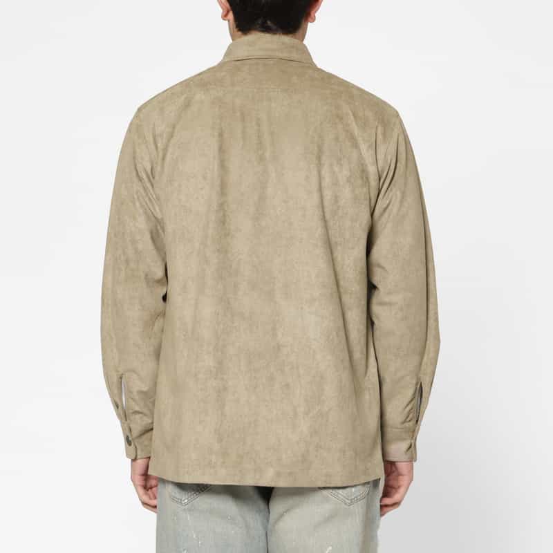BARNEYS NEW YORK フェイクスエードブルゾン BEIGE