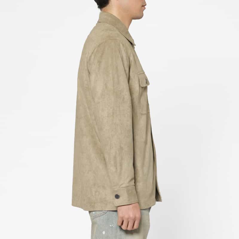 BARNEYS NEW YORK フェイクスエードブルゾン BEIGE