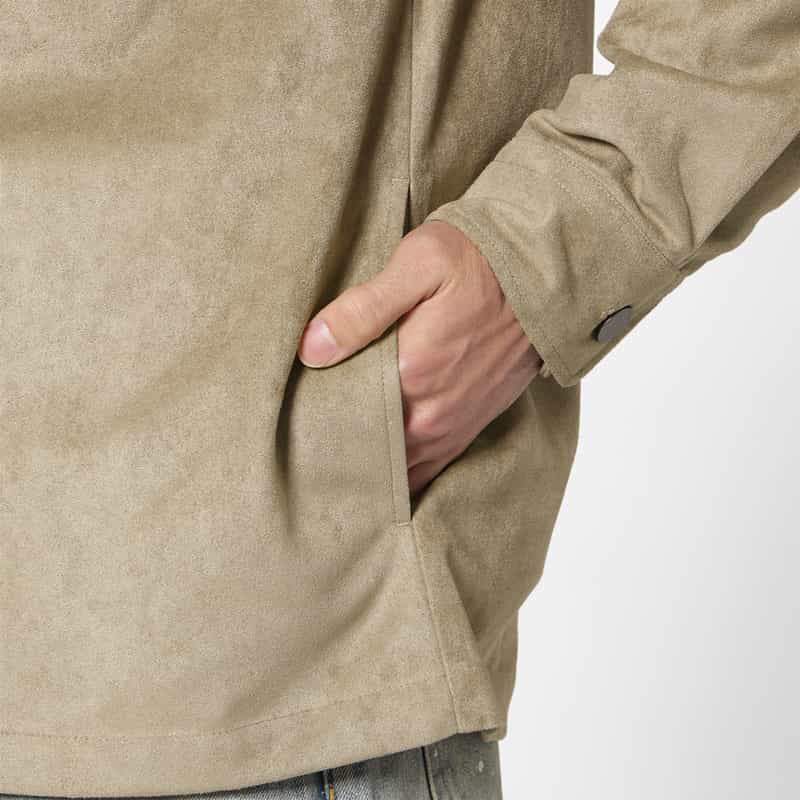 BARNEYS NEW YORK フェイクスエードブルゾン BEIGE