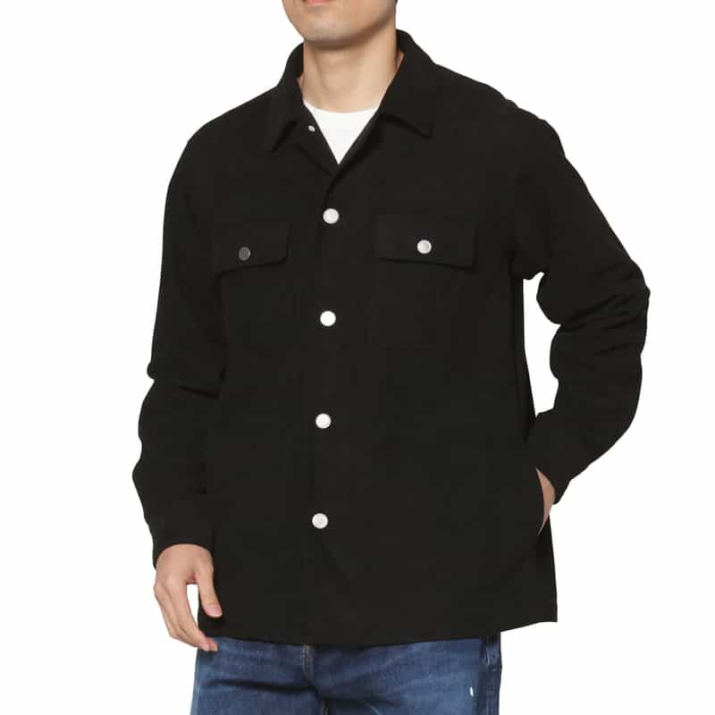 フェイクスエードブルゾン