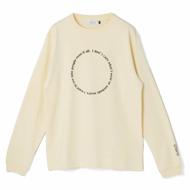ウォッシャブル ロゴ入りカットソー