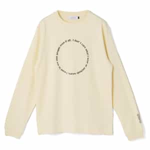 ウォッシャブル ロゴ入りカットソー