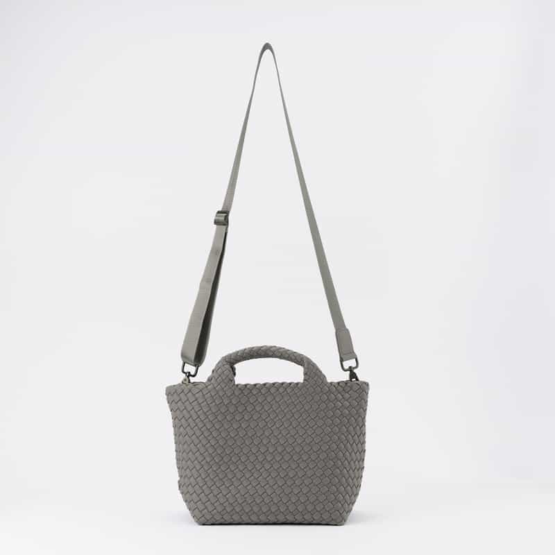 NAGHEDI NAGHEDI ＜ナゲディ＞ バーニーズ　ニューヨーク限定 スモールトートバッグ “St Barths Small Tote“ LIGHT GRAY