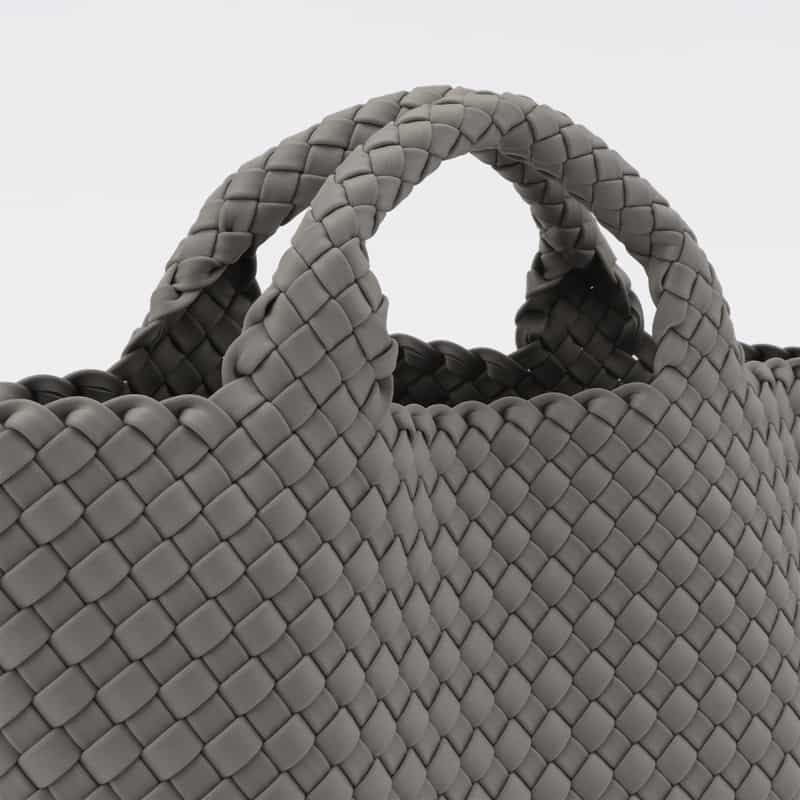 NAGHEDI NAGHEDI ＜ナゲディ＞ バーニーズ　ニューヨーク限定 スモールトートバッグ “St Barths Small Tote“ LIGHT GRAY