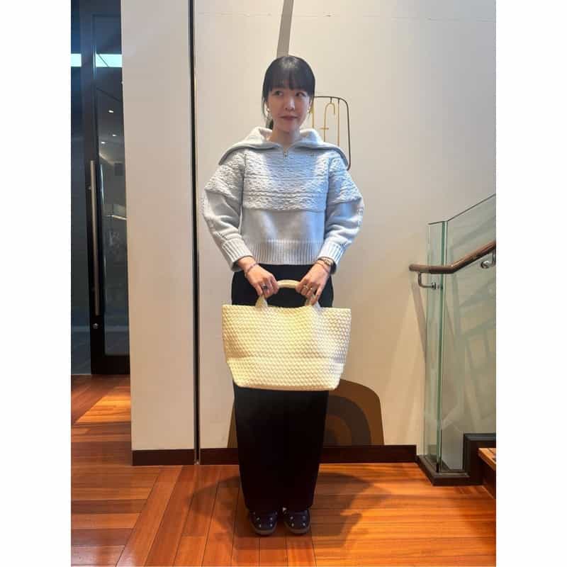NAGHEDI NAGHEDI ＜ナゲディ＞ トートバッグ “St Barths Medium Tote“ IVORY