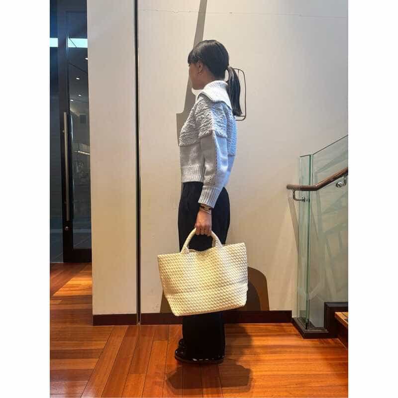 NAGHEDI NAGHEDI ＜ナゲディ＞ トートバッグ “St Barths Medium Tote“ IVORY