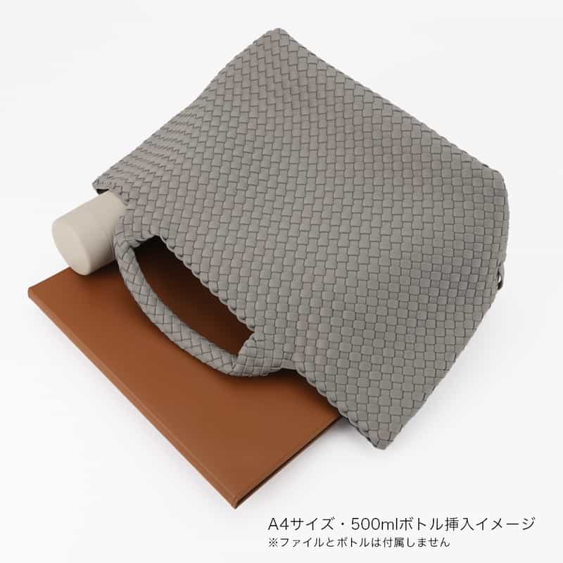 NAGHEDI NAGHEDI ＜ナゲディ＞バーニーズ　ニューヨーク限定 トートバッグ “St Barths Medium Tote“ LIGHT GRAY