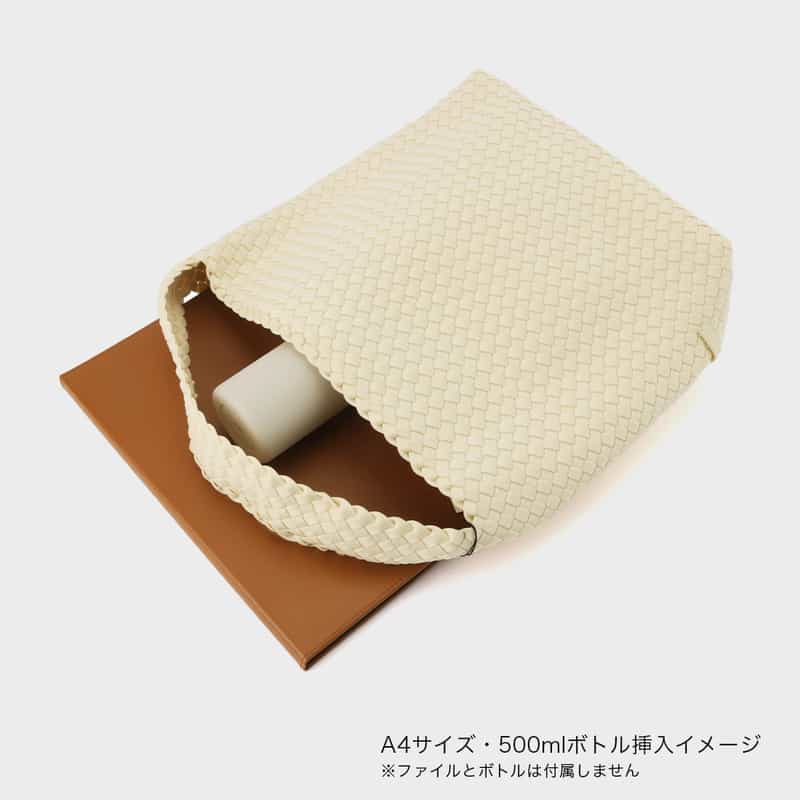 NAGHEDI NAGHEDI ＜ナゲディ＞ ワンハンドルバッグ “Nomad Medium Hobo“ IVORY