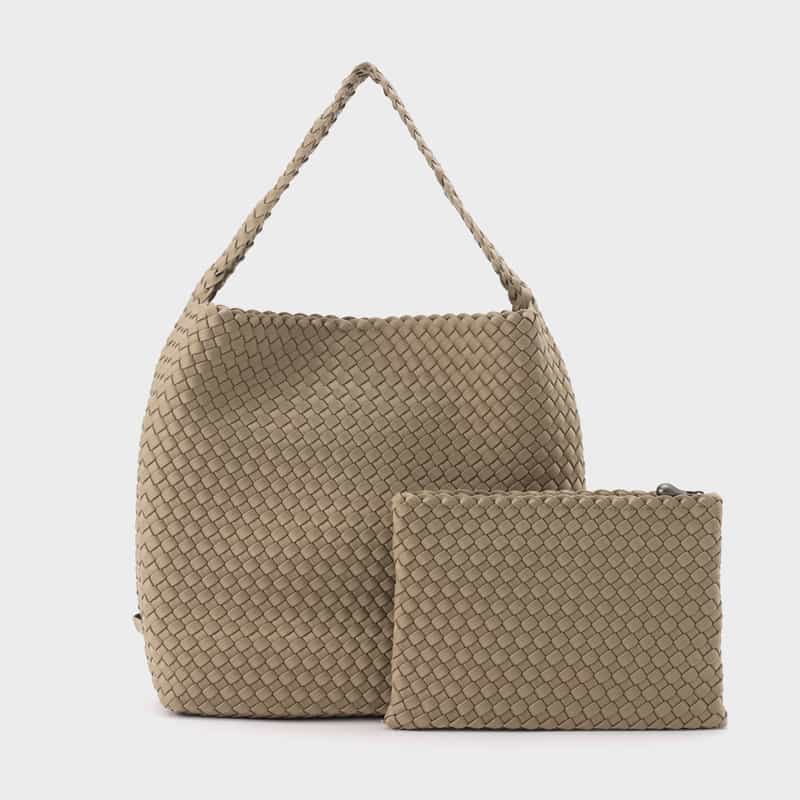 NAGHEDI NAGHEDI ＜ナゲディ＞ ワンハンドルバッグ “Nomad Medium Hobo“ BEIGE