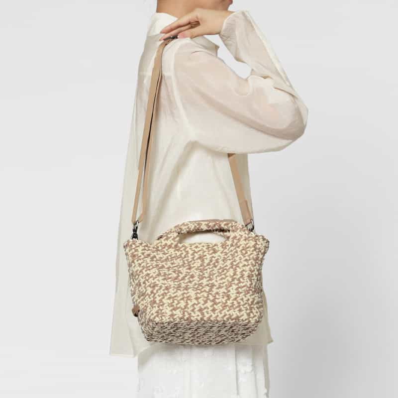 NAGHEDI NAGHEDI ＜ナゲディ＞ スモールトートバッグ “St Barths Small Tote“ BEIGE