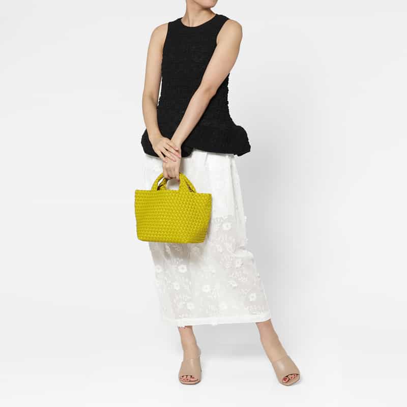 NAGHEDI NAGHEDI ＜ナゲディ＞ スモールトートバッグ “St Barths Small Tote“ YELLOW
