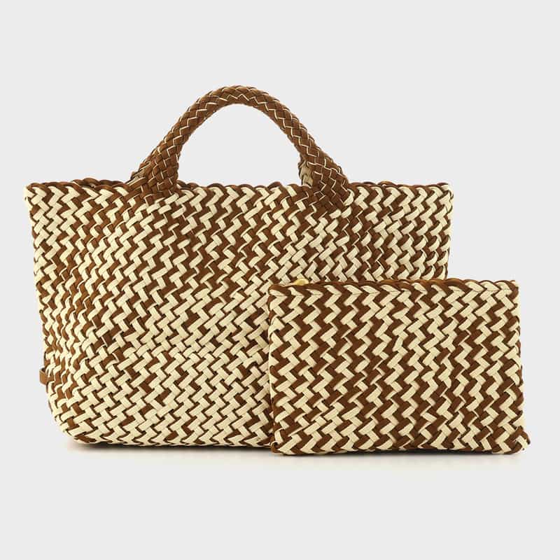 NAGHEDI NAGHEDI ＜ナゲディ＞トートバッグ “St Barths Medium Tote“ BROWN