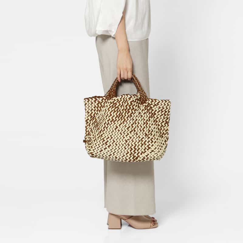 NAGHEDI NAGHEDI ＜ナゲディ＞トートバッグ “St Barths Medium Tote“ BROWN