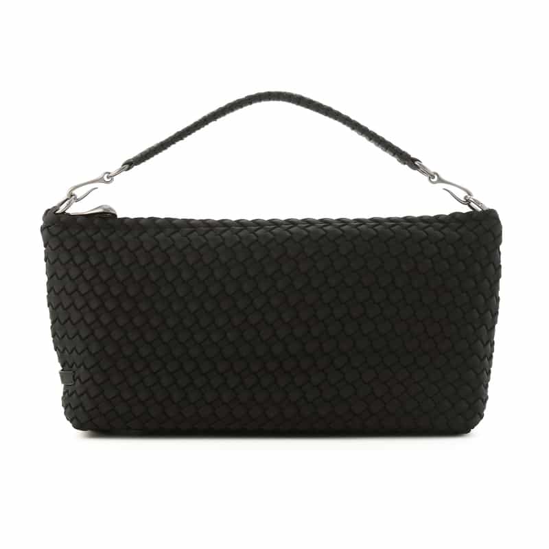 NAGHEDI NAGHEDI ＜ナゲディ＞ ワンハンドルバッグ “Porto Half-Moon Small Solid“ BLACK