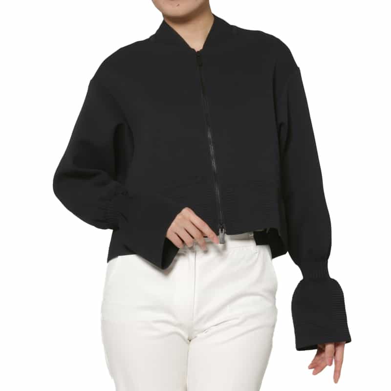 CFCL＜シーエフシーエル＞ マリースリーブ クロップドジップアップブルゾン